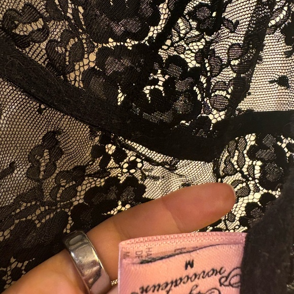 Agent Provocateur Lace Nightgown with Cream Accents - Picture 4 of 4